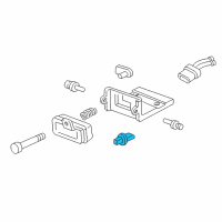 OEM 1991 Chevrolet Camaro Bulb-Front Fog Lamp Diagram - 9442878