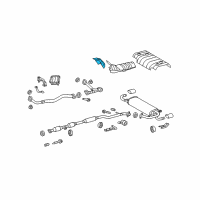 OEM 2011 Toyota Venza Heat Shield Diagram - 58151-0T010