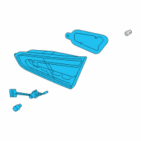 OEM 2015 Kia Forte Lamp Assembly-Rear Combination Inside Diagram - 92403A7330