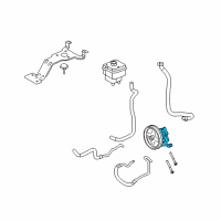 OEM 2013 Ford E-250 Power Steering Pump Diagram - BC2Z-3A696-B