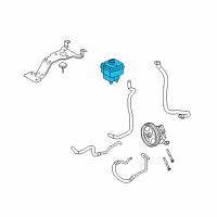 OEM 1998 Ford E-150 Econoline Reservoir Diagram - F7UZ-3A697-AB