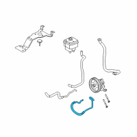 OEM Ford E-350 Econoline Pressure Hose Diagram - 6C2Z-3A719-BB