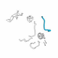 OEM 2004 Ford E-250 Return Hose Diagram - 7C2Z-3691-C