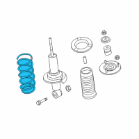 OEM 2021 Nissan NV2500 Spring-Front Diagram - 54010-9JK0A