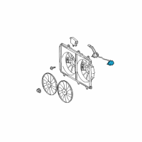 OEM 2010 Toyota Highlander Fan Motor Diagram - 16363-36030