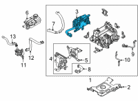 OEM 2022 Kia Sorento Junction Block Assembly Diagram - 91958P4010