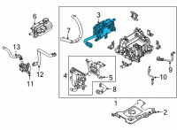 OEM 2022 Hyundai Santa Fe JUNCTION BLOCK ASSY Diagram - 91958-P4010