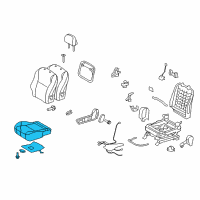 OEM Toyota Matrix Cushion Assembly Diagram - 71002-02Q80-B0