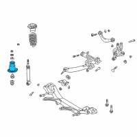 OEM 2003 Toyota Celica Bracket Diagram - 48401-20010