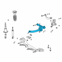 OEM Toyota Celica Lower Control Arm Diagram - 48710-20361