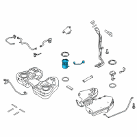 OEM 2013 Ford Police Interceptor Utility Fuel Pump Diagram - DB5Z-9H307-C