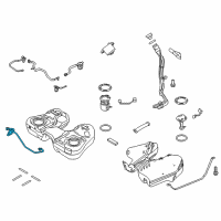 OEM 2015 Ford Police Interceptor Utility Connector Hose Diagram - DA8Z-9324-A