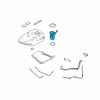 OEM Ford Taurus Fuel Pump Diagram - 8G1Z-9H307-F