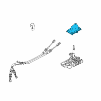 OEM 2011 Ford Fusion Shift Boot Diagram - 9E5Z-7277-A