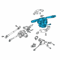 OEM 2020 Jeep Renegade Steering Column Control Module Clock Spring Diagram - 6UW41LXHAA