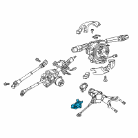 OEM 2017 Jeep Compass Module-Steering Column Lock Diagram - 68296660AC