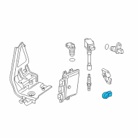 OEM Chevrolet Knock Sensor Diagram - 19316335