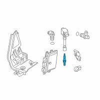 OEM 2016 Chevrolet City Express Spark Plug Diagram - 19316339