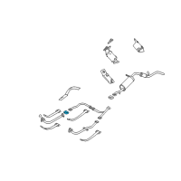 OEM 2000 Nissan Xterra Gasket-Exhaust Diagram - 20692-8B400