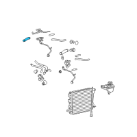 OEM 2011 Ford Mustang Upper Hose Diagram - 7R3Z-8260-B