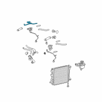 OEM 2007 Ford Mustang Reservoir Hose Diagram - JR3Z-8276-B