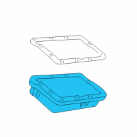 OEM 1994 Ford E-350 Econoline Transmission Pan Diagram - FOTZ-7A194-AA