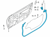 OEM 2022 Toyota GR86 Door Weatherstrip Diagram - SU003-08598