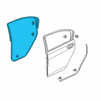 OEM 2019 Acura RLX Weatherstrip, Right Rear Door Diagram - 72810-TY2-A02