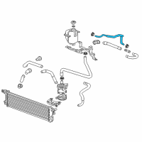 OEM 2014 Chevrolet Spark EV Overflow Hose Diagram - 95281138