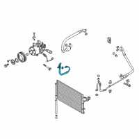 OEM Hyundai Genesis Coupe Hose-Discharge Diagram - 97762-2M500