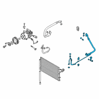 OEM 2014 Hyundai Genesis Coupe Pipe-Liquid Diagram - 97774-2M500