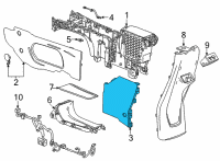 OEM Chevrolet Bolt EV Rear Panel Diagram - 42731255