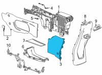 OEM Chevrolet Bolt EUV Rear Panel Diagram - 42731255