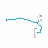 OEM 2007 Honda Fit Spring, Front Stabilizer Diagram - 51300-SLN-003