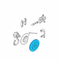 OEM 1999 Oldsmobile Intrigue Rotor Diagram - 19303830