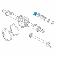 OEM 2000 GMC C3500 Seal, Rear Wheel Bearing Diagram - 469694