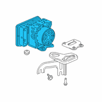 OEM 2020 Honda Civic Modulator Assembly-, Vsa Diagram - 57100-TGH-M12