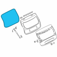 OEM 2019 Nissan Murano Weather Back Dr Diagram - 90830-5AA0F