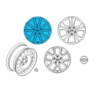 OEM Hyundai Sonata 16 Inch Wheel Diagram - 52910-C2530