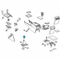 OEM 2016 Toyota Camry Shift Knob Diagram - 33542-06280