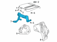 OEM 2021 Cadillac CT4 Gasket Diagram - 55503836