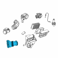 OEM 1997 BMW Z3 Air Hose Diagram - 13711743573