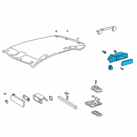 OEM 2004 Lexus LS430 Lamp Assy, Rear Room, RH Diagram - 81250-50110-A1