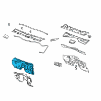 OEM 2019 GMC Sierra 1500 Insulator Diagram - 84493539