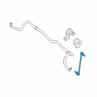 OEM 2021 Nissan Kicks Rod Assy-Connecting, Stabilizer Diagram - 54618-9MF0A