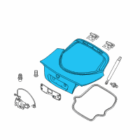 OEM Dodge Viper LIFTGATE Diagram - 68035612AC