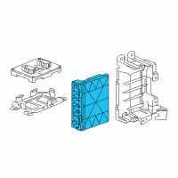 OEM Cadillac CT6 Module Diagram - 13518626