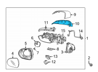 OEM Chevrolet Bolt EUV Lower Cover Diagram - 42779365