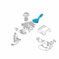 OEM 2004 Hyundai Tiburon Switch Assembly-Wiper & Washer Diagram - 93420-2C150