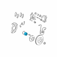 OEM 2002 Toyota Prius Bearing Diagram - 90080-36136